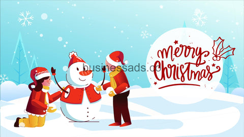 Merry Christmas Social Video Template