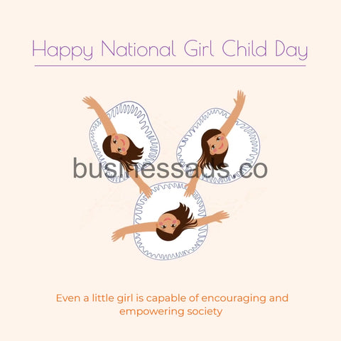 National Girl Child Day Social Video