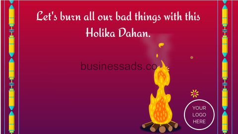 Holi | Holika Dahan Video Template