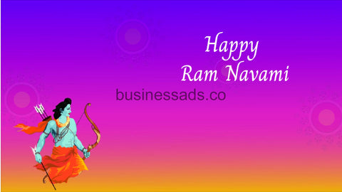 Editable Happy Ram Navami Video Template