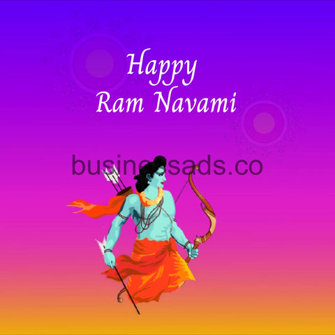 Editable Happy Ram Navami Video Template
