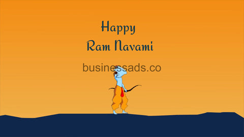 Customizable Ram Navami Greetings Video Template