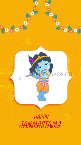 Happy Janmashtami Video Template