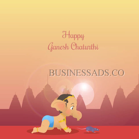 Ganesh Chaturthi Wishes Video Template