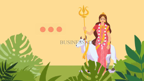 Shubh Navratri Video Template | Shailaputri Video Template