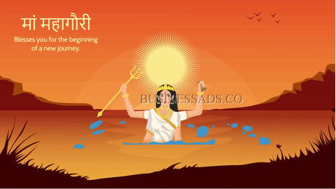 Navratri Video Template | Maha Gauri Video Template