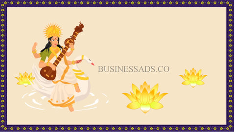 Vasant Panchami | Shubh Saraswati Puja Video Template