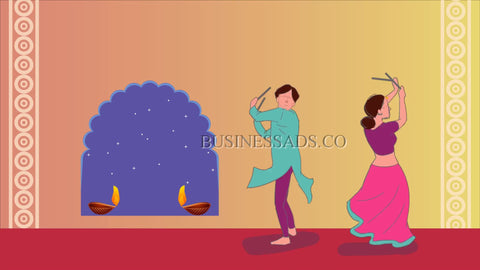 Navratri Video Template | Dandiya Video Template