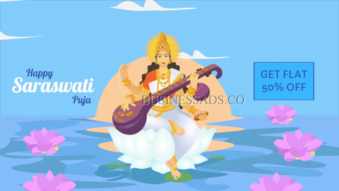 Vasant Panchami | Saraswati Puja Promotional Video Template