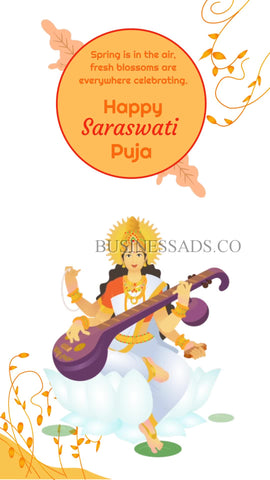 Vasant Panchami Video Template | Saraswati Puja Video Template