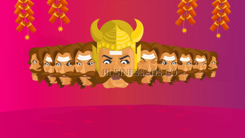 Dussehra Wishes Video Template