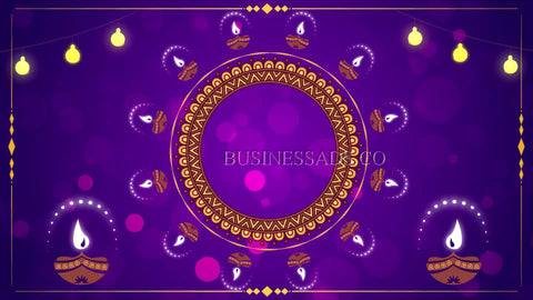 Diwali Greetings Video Template