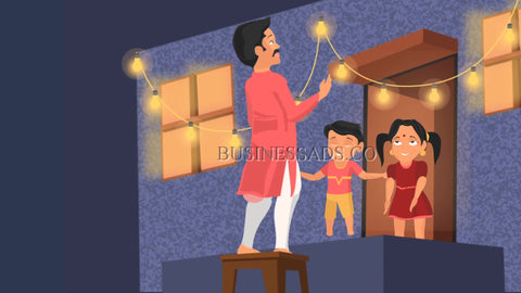 Happy Diwali Video Template