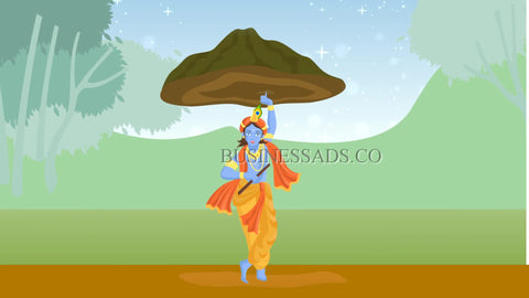 Happy Govardhan Puja Video Template