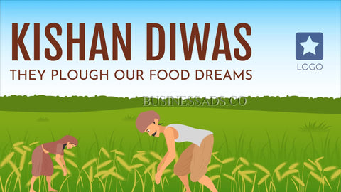 Kisan Diwas Video Template