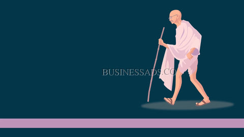 Mahatma Gandhi Death Anniversary Video Template