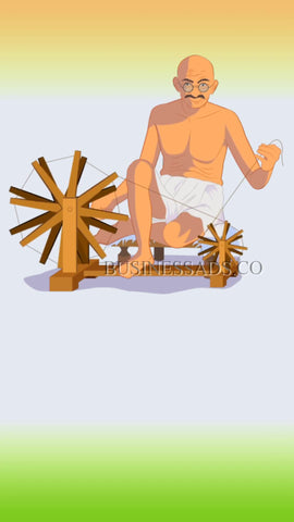 Happy Gandhi Jayanti Video Template