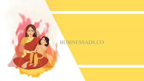 Holi | Holika Dahan Greetings Video Template