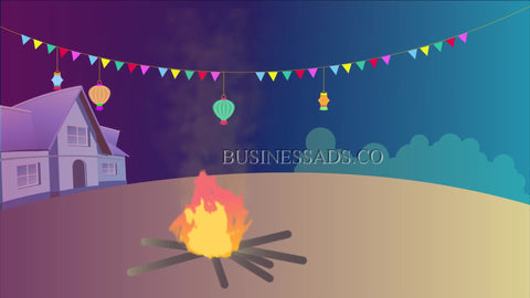 Holi | Holika Dahan Video Template