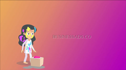 Holi Wishes Video Template