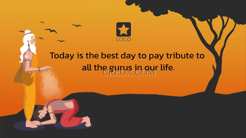 Guru Purnima Wishes Video Template