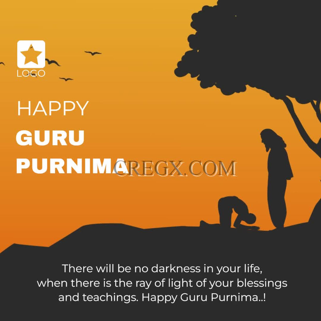 Happy Guru Purnima Video Template | Cregx.com – CREGX