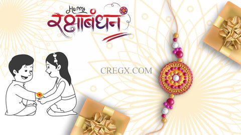 Rakhi Hindi Wishes Video Template