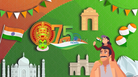  India Independence Day Wishes Video Template