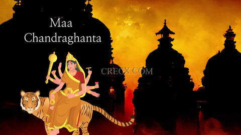 Navratri Video Template | Chandraghanta Video Template