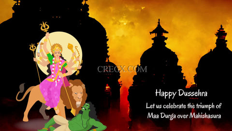 Dussehra Greetings Video Template