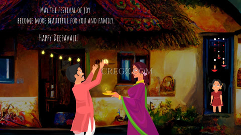 Happy Diwali Video Template