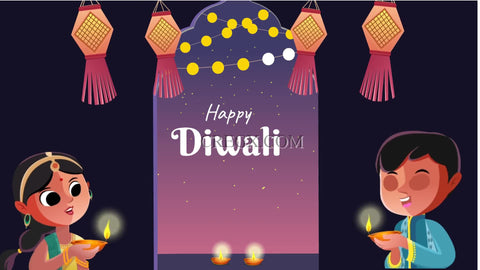 Diwali Greetings Video Template