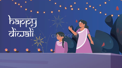 Diwali Wishes Video Template