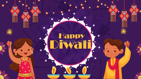 Diwali Greetings Video Template