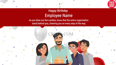Employee birthday video templates