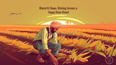 Kisan Diwas Video Template | Farmers Day