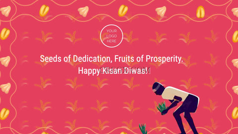 Kisan Diwas Video Template