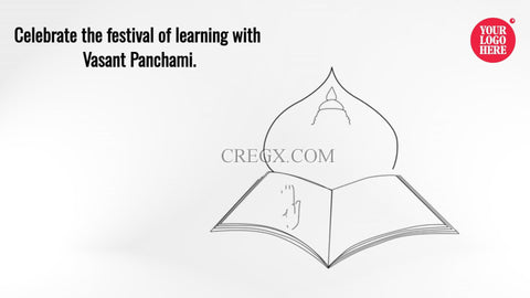 Vasant Panchami Wishes Video Template