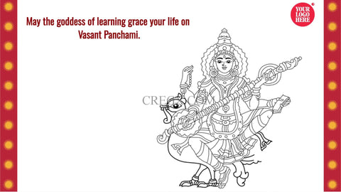 Vasant Panchami Greetings Video Template