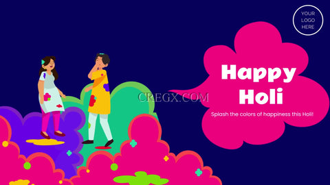 Happy Holi Video Template